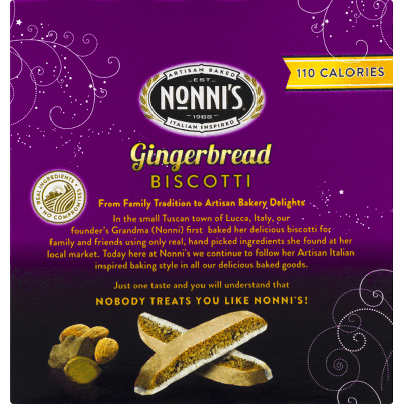 Nonni's Limited Edition Gingerbread Biscotti (6.88 oz) Instacart