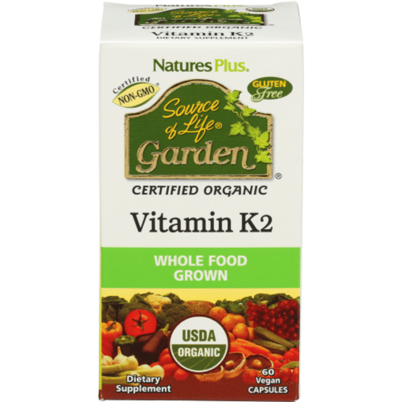 Nature's Plus Vitamin K2, Vegan Capsules, Box (60 ct) Instacart