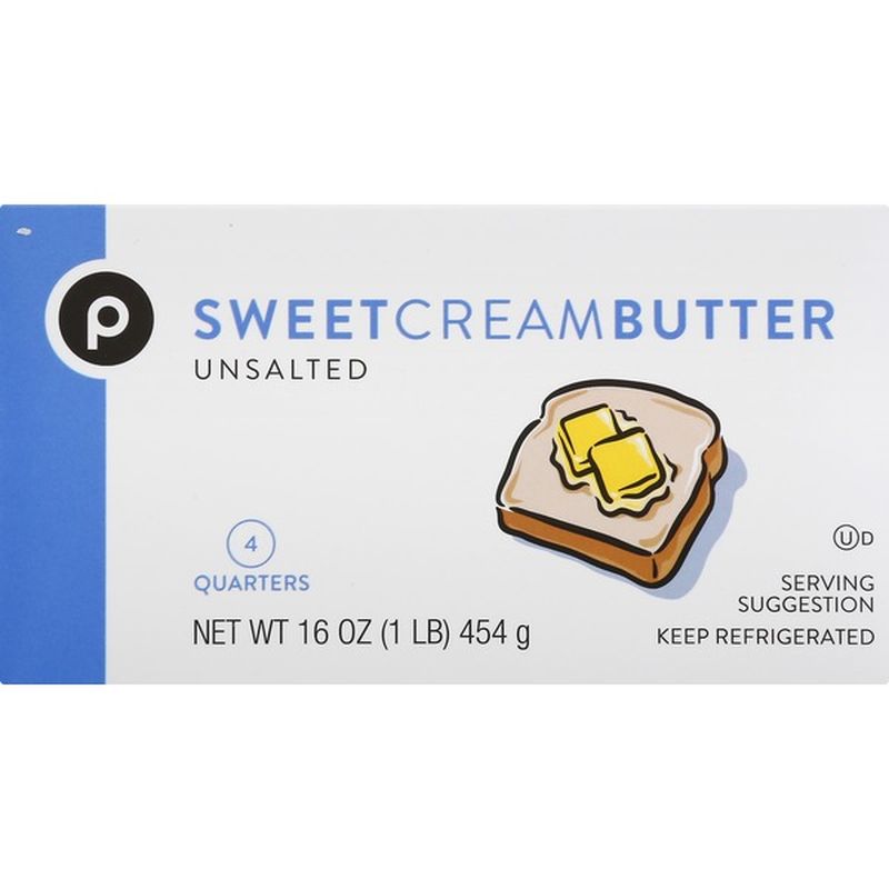 Publix Butter, Sweet Cream, Unsalted (16 oz) Instacart