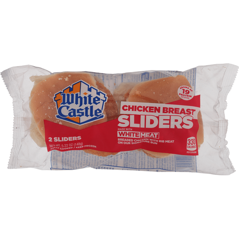 White Castle Sliders, Chicken Breast (2 each) - Instacart