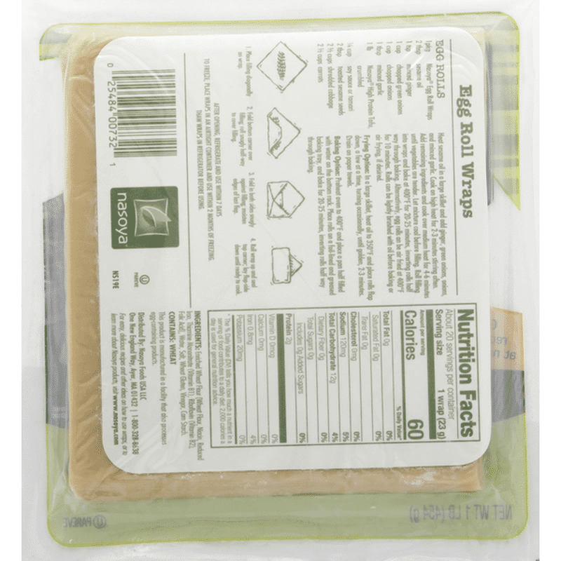 Nasoya Egg Roll Wraps, Vegan