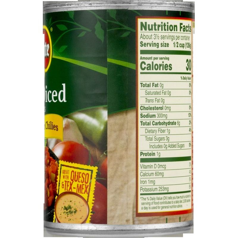 Del Monte Tomatoes, Diced with Zesty Mild Green Chiles (14.5 oz