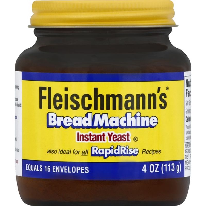 Fleischmann's Yeast, Instant, Bread Machine (4 oz) from Stater Bros