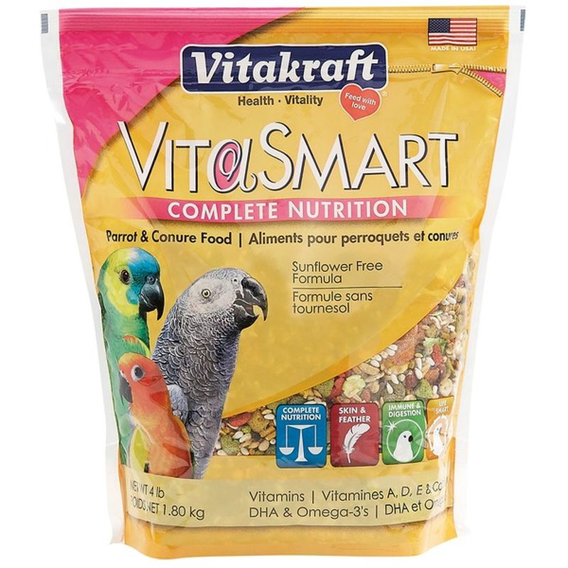 Vitakraft Complete Nutrition Parrot & Conure Food (4 lb) - Instacart