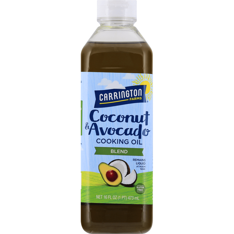 Carrington Farms Cooking Oil, Coconut & Avocado, Blend (16 oz) Instacart