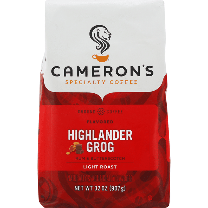 Camerons Coffee, Ground, Light Roast, Highland Grog (32 oz) - Instacart