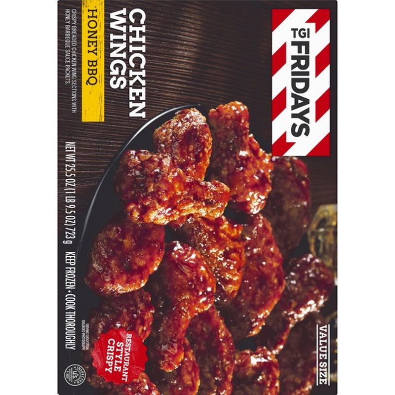 Tgif Honey BBQ Chicken Wings Value Size Frozen Snacks (25.5 oz) Instacart