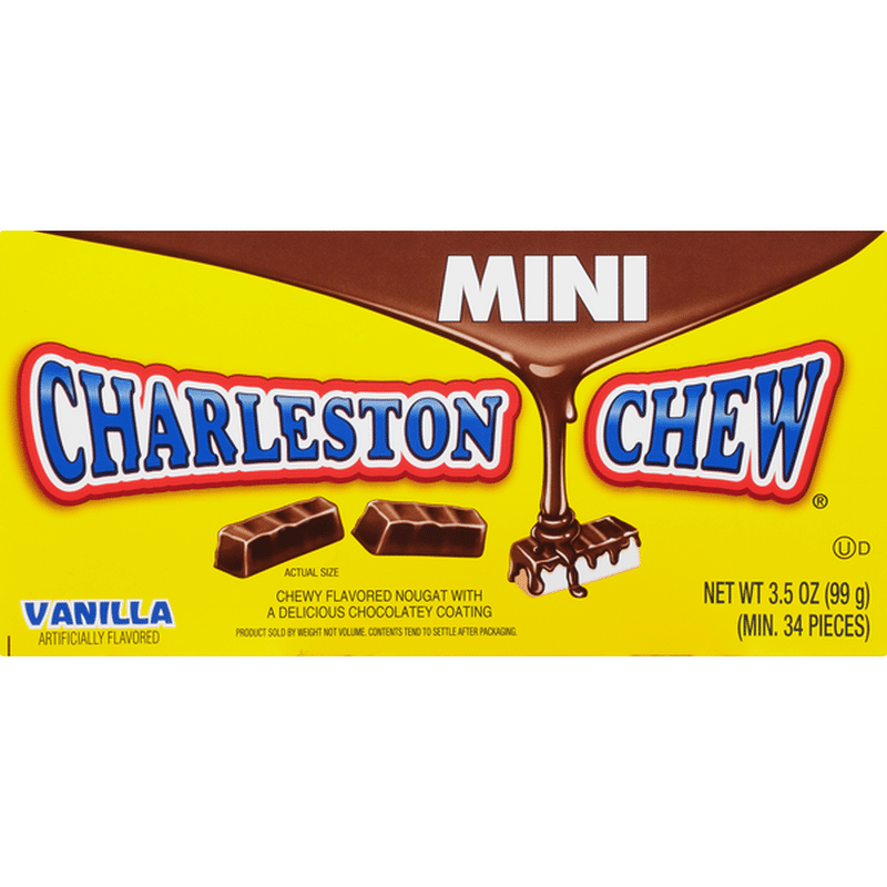 Charleston Chew Candy, Vanilla, Mini (3.5 oz) Instacart