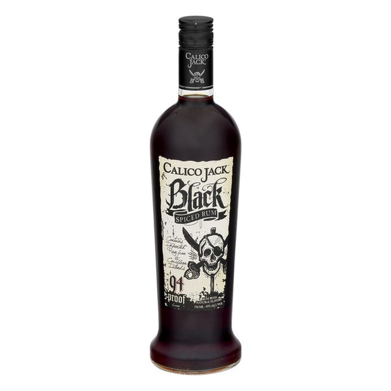 Calico Jack Black Spiced Rum (750 ml) Instacart