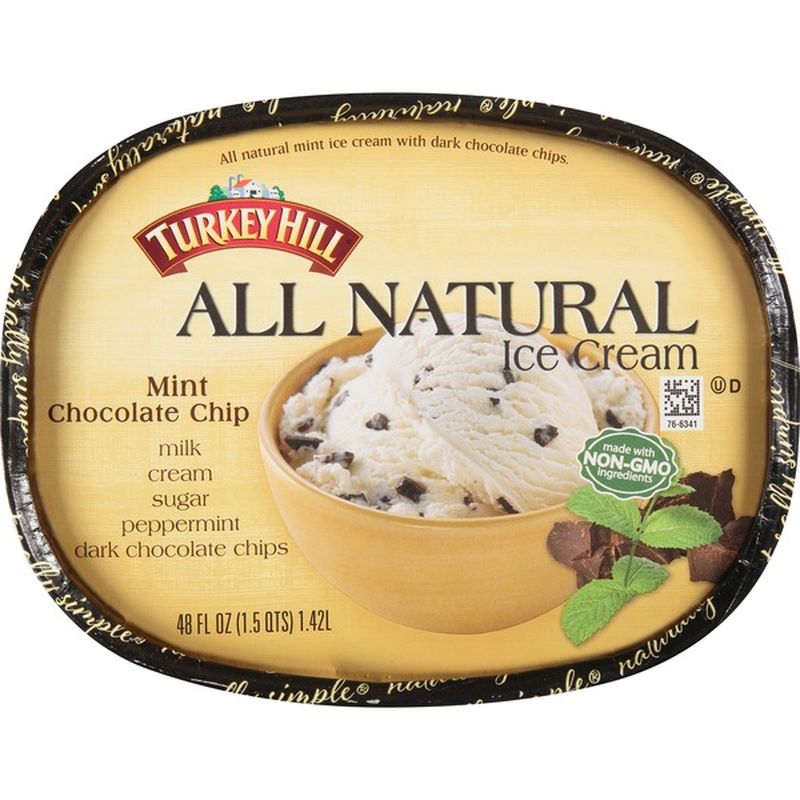 Turkey Hill All Natural Mint Chocolate Chip Ice Cream
