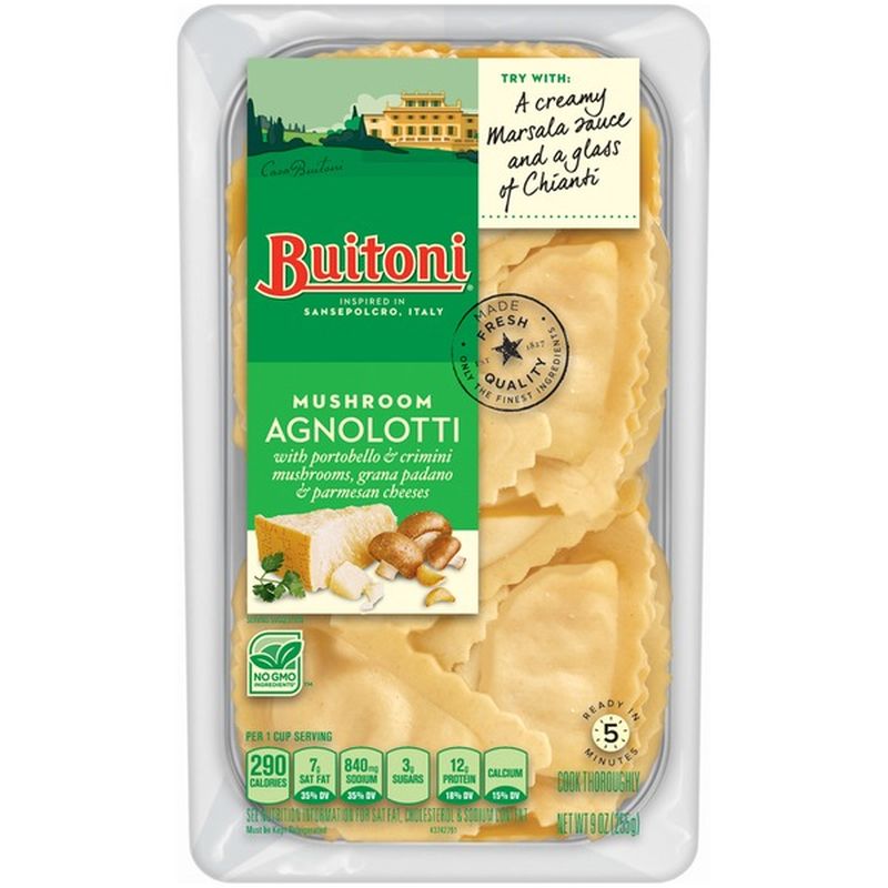 Buitoni Mushroom Agnolotti Refrigerated Pasta (9 oz) Instacart