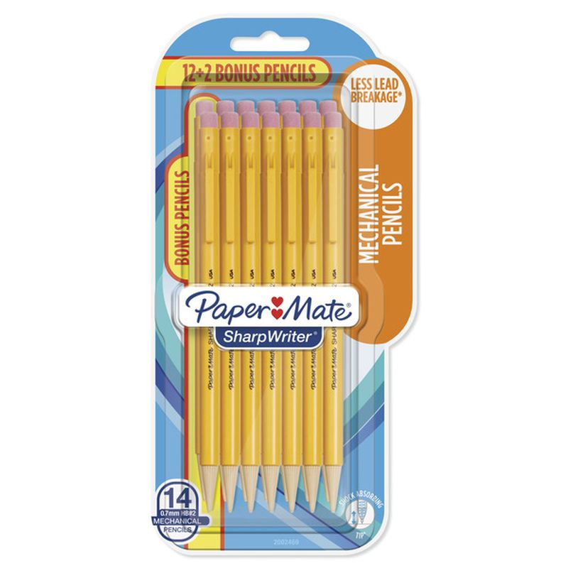 Paper Mate SharpWriter Yellow Mechanical Pencils (14 ct) Instacart