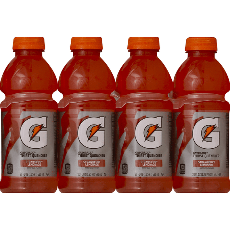 Gatorade Thirst Quencher Strawberry Lemonade (20 fl oz) Instacart