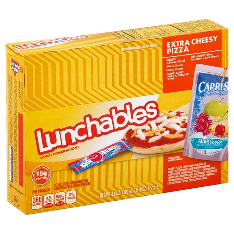 Lunchables Extra Cheese Pizza Convenience Meal (10.6 oz) from Manor Market Instacart