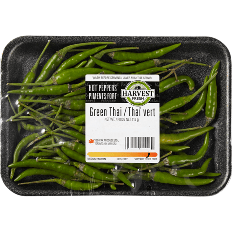 Hot Thai Green Peppers