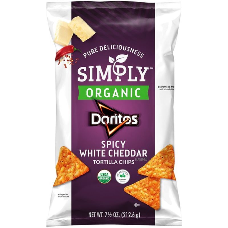 Doritos Spicy White Cheddar Flavored Tortilla Chips (7.5 oz) Instacart