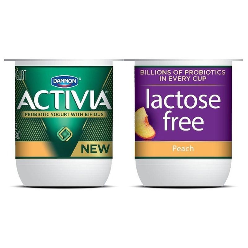 Activia Lactose-Free Probiotic Peach Yogurt