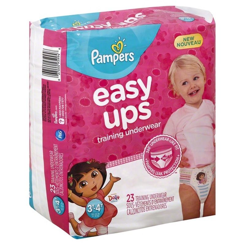 Pampers Easy Ups Hello Kitty Size 3T4T Training Underwear (23 ct