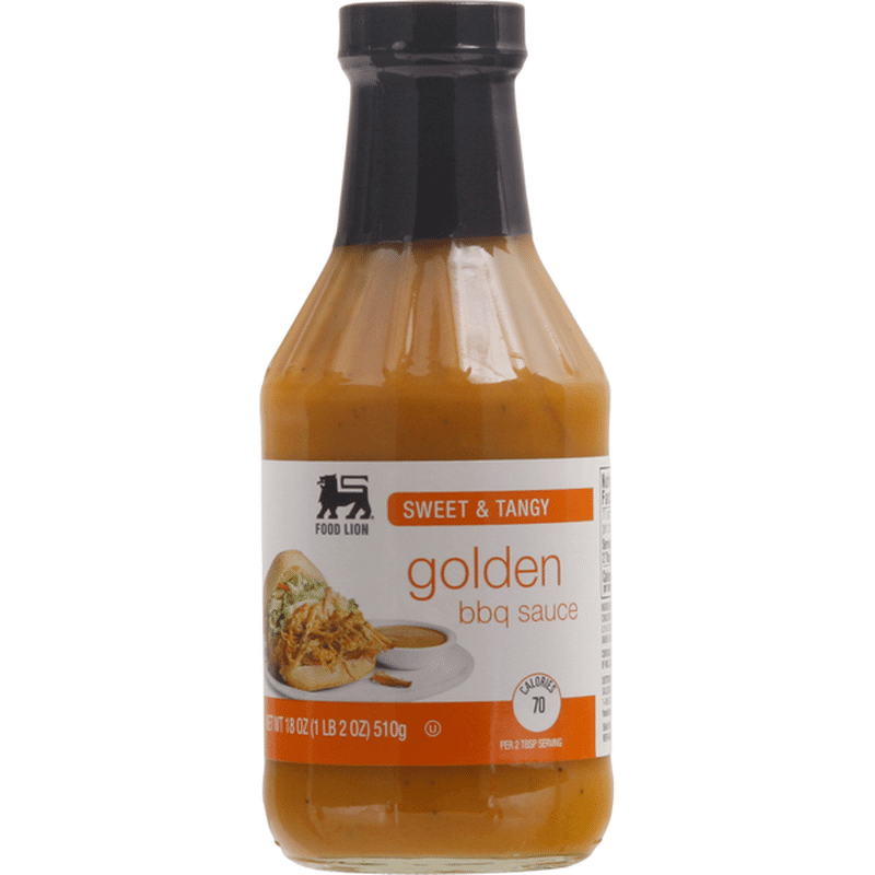 Food Lion BBQ Sauce, Golden, Sweet & Tangy (18 oz) Delivery or Pickup