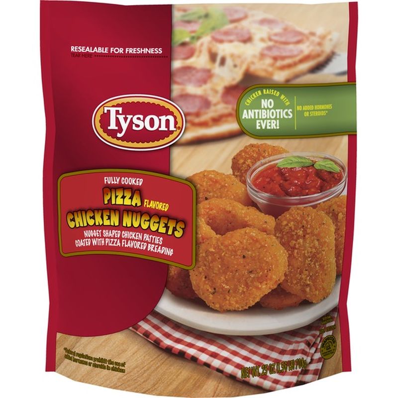 Tyson Chicken Nuggets, Pizza Flavored (1.562 Lb) - Instacart