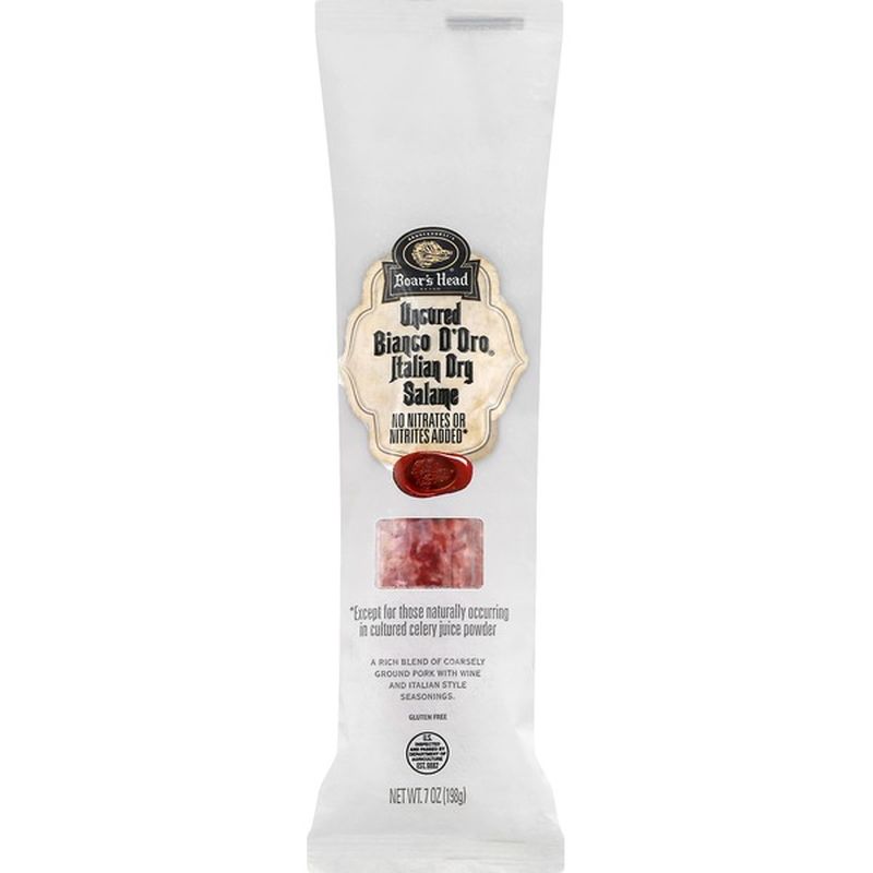 Boar's Head Salame, Italian Dry, Uncured (7 oz) from Publix Instacart