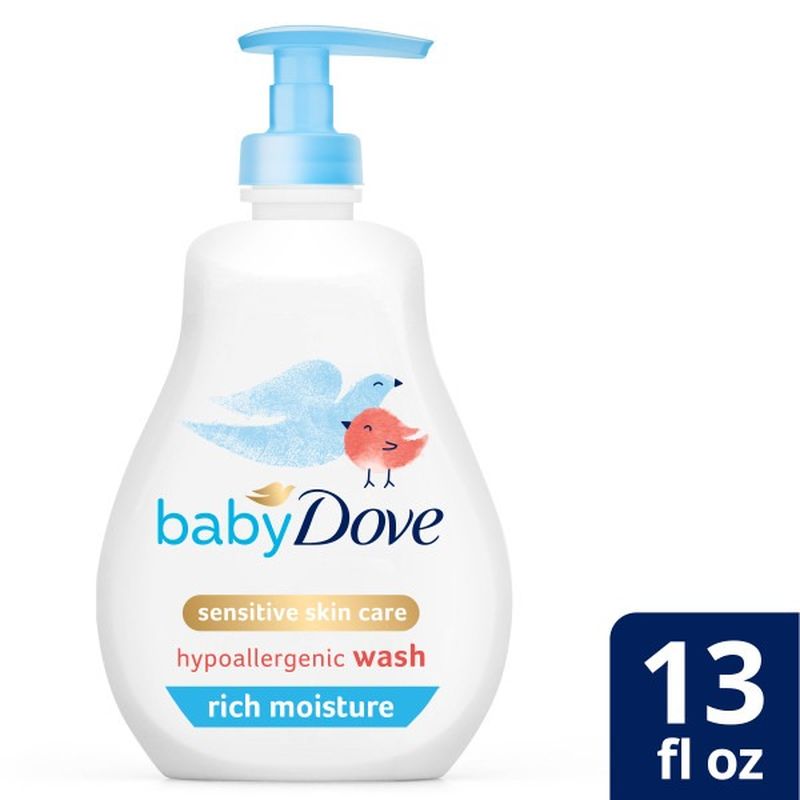 white dove baby wash
