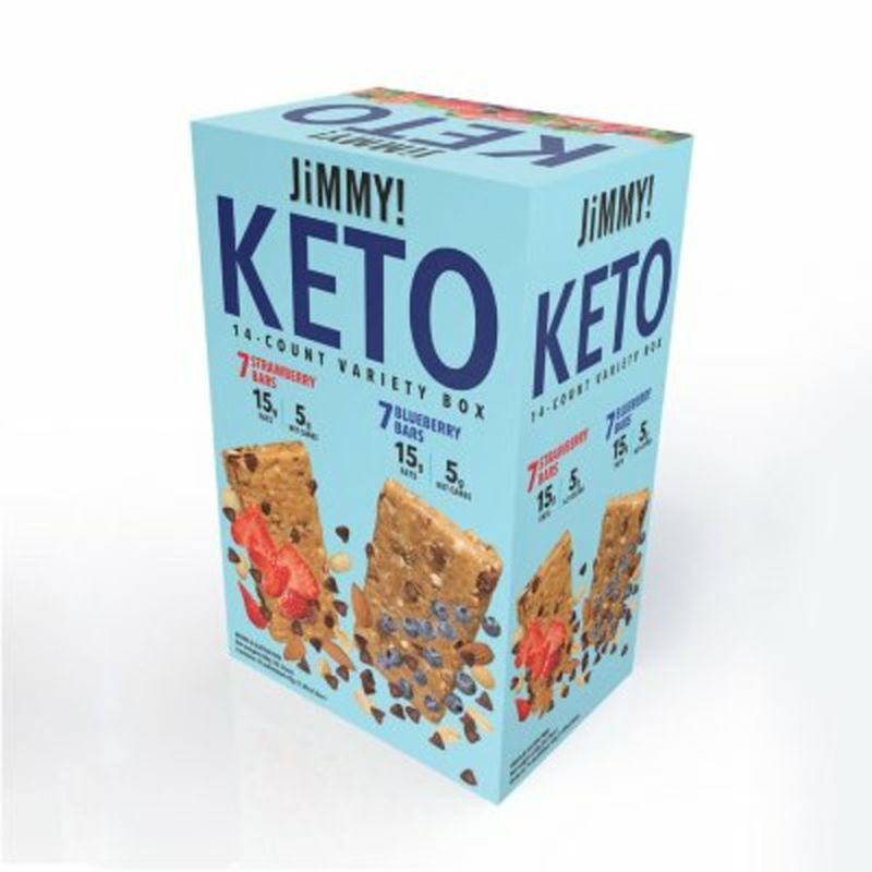 Jimmy Strawberry Blueberry Keto Protein Bars Variety Pack 14 Ct Delivery Or Pickup Near Me Instacart