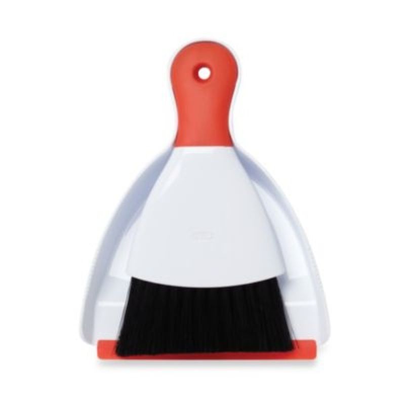 OXO Mini Orange Dust Pan & Brush Set