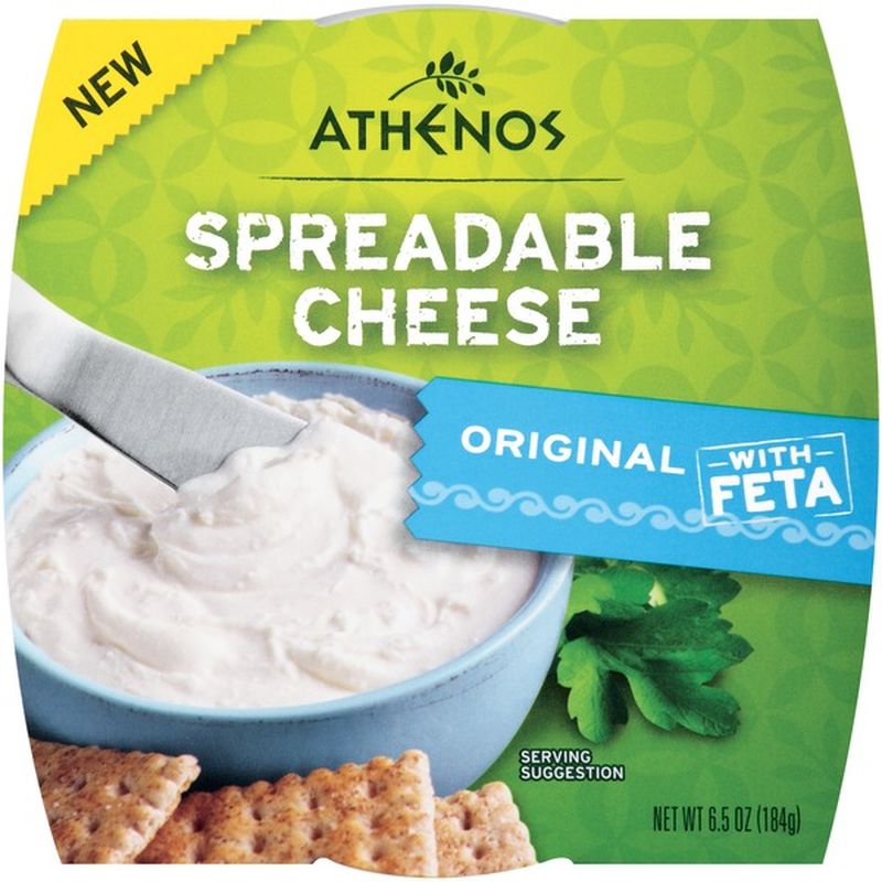 Athenos Original Spreadable Cheese with Feta (6.5 oz) - Instacart