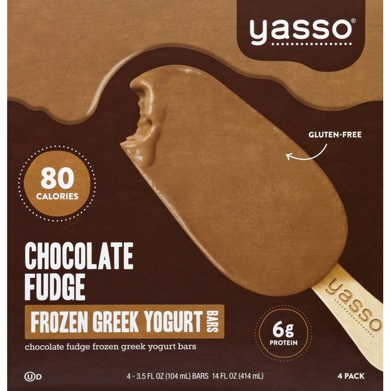 Yasso Frozen Greek Yogurt Chocolate Fudge Bars 4 Pack 3 5 Fl Oz From Jewel Osco Instacart