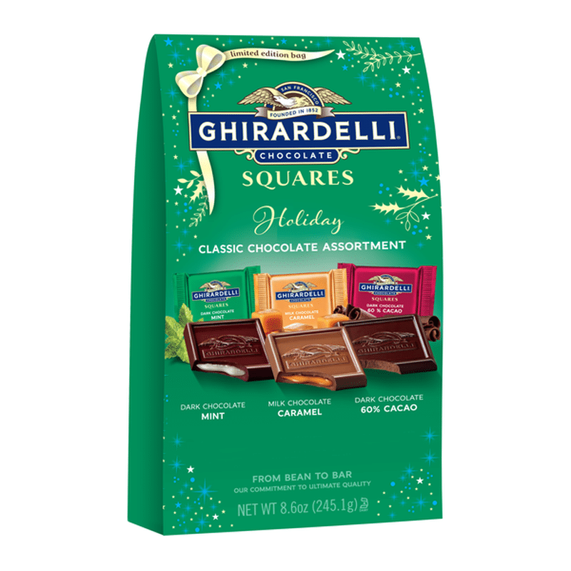 Ghirardelli Chocolate Holiday Classic Chocolate Assortment Squares (8.6