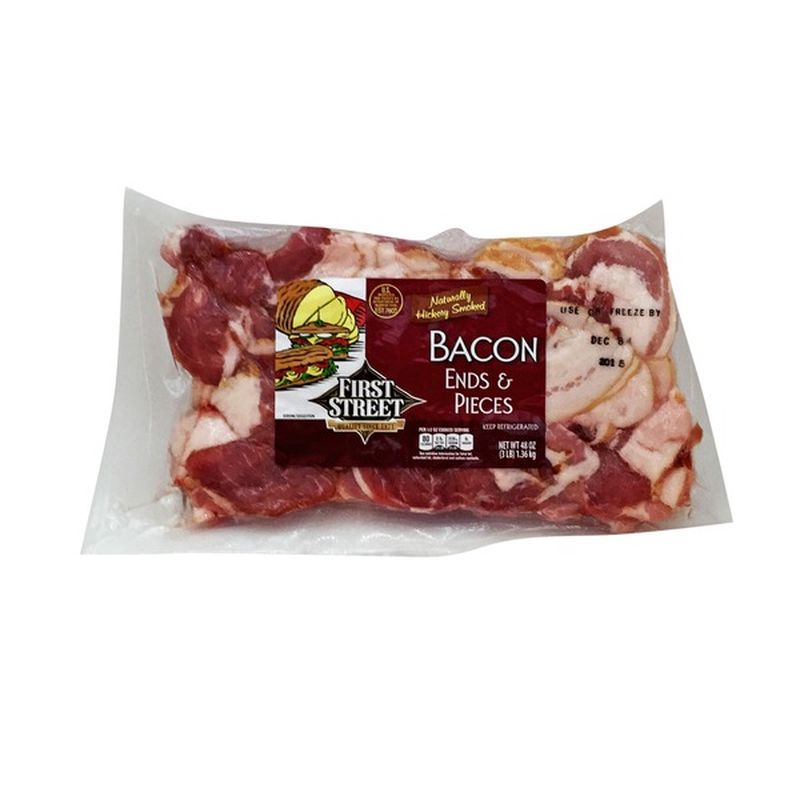 First Street Smoked Bacon Ends & Pieces (3 lb) Instacart
