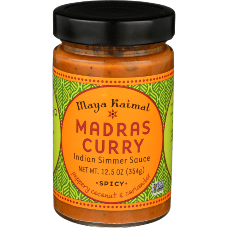 Maya Kaimal Indian Simmer Sauce, Madras Curry, Spicy (12.5 oz) Instacart