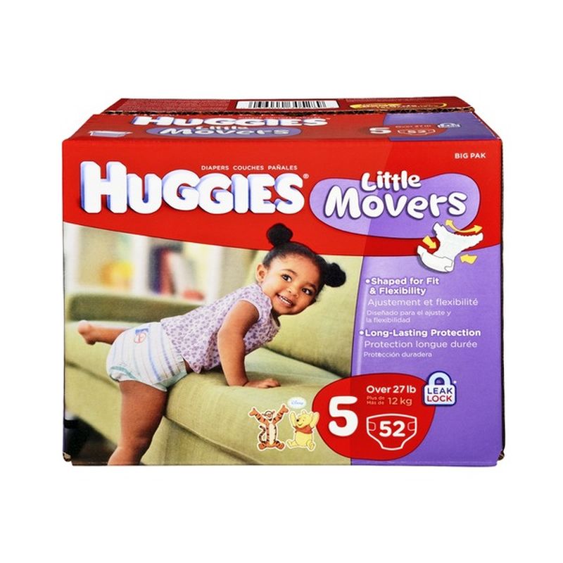 huggies dry large 52