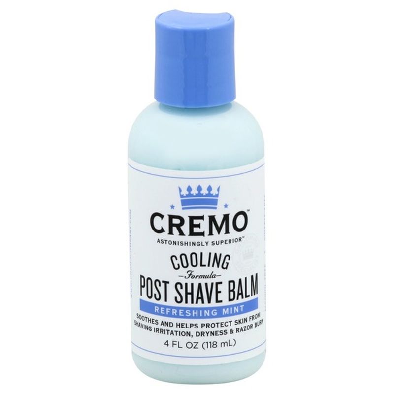 Cremo Post Shave Balm, Cooling Formula, Refreshing Mint (4 oz) Instacart