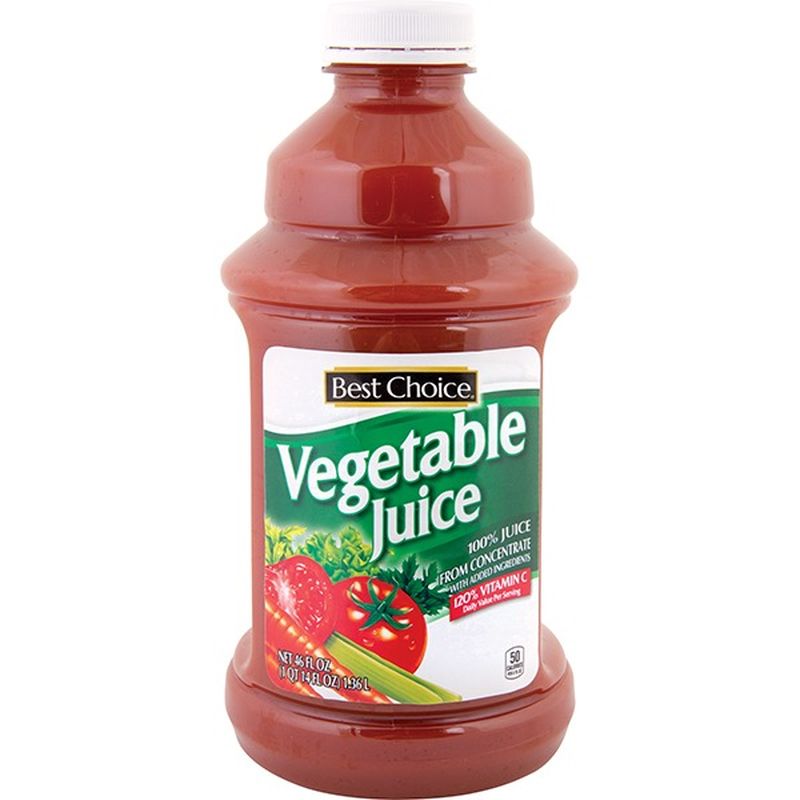 Best Choice 100 Vegetable Juice From Concentrate (46 oz) Instacart