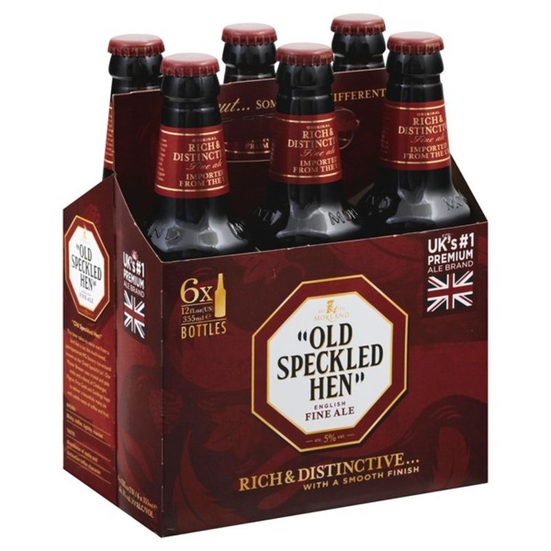 Old Speckled Hen Beer, English Fine Ale, Old Speckled Hen, Original, Morland (12 fl oz) Instacart