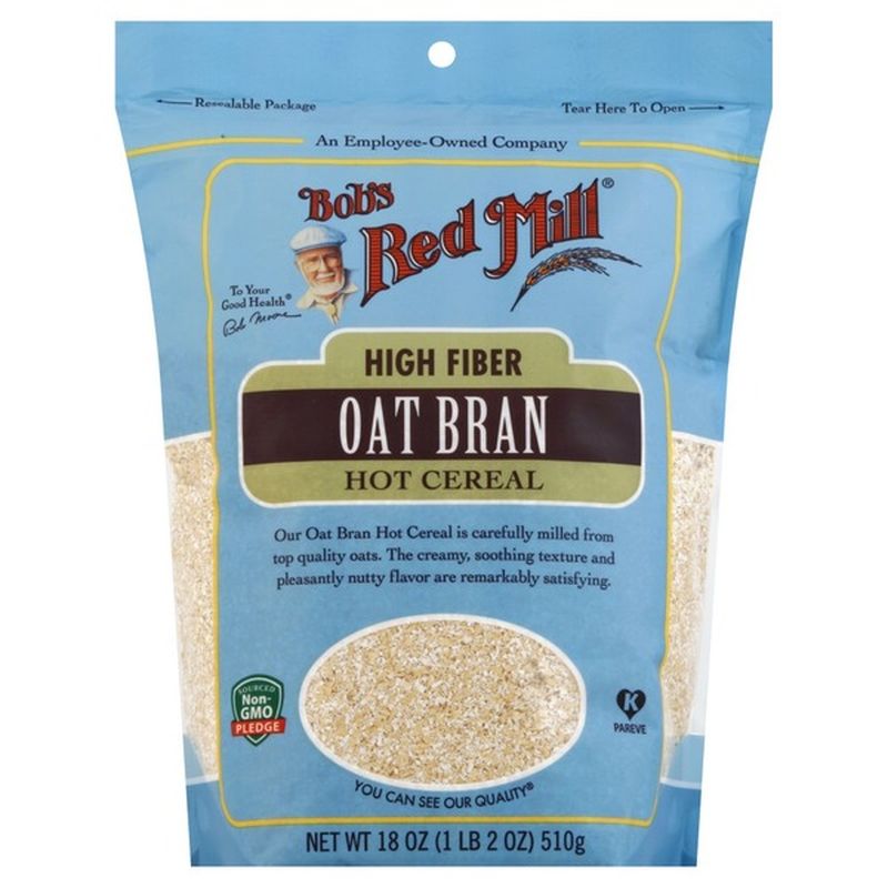 Bob's Red Mill Cereal, Hot, High Fiber, Oat Bran (18 oz) Instacart