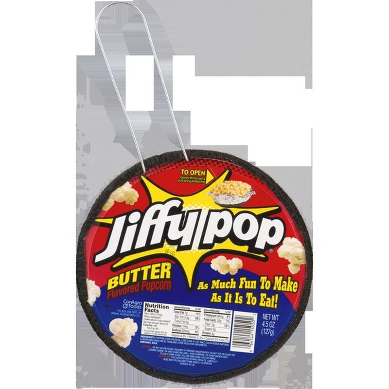 Jiffy Pop Butter Popcorn (4.5 oz) from Walmart Instacart