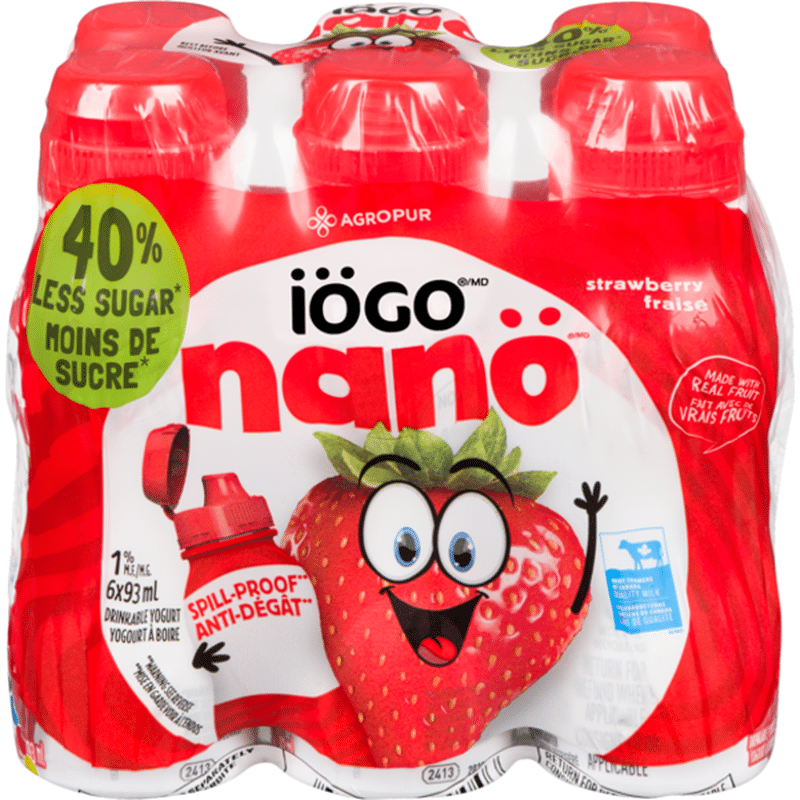 1.5% Drinkable Strawberry Yogurt