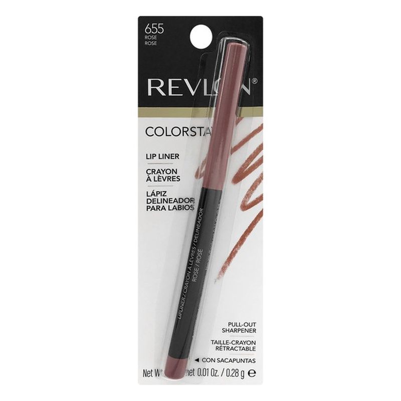 Revlon Lip Liner, Longwear, Rose 655 (0.01 oz) Instacart