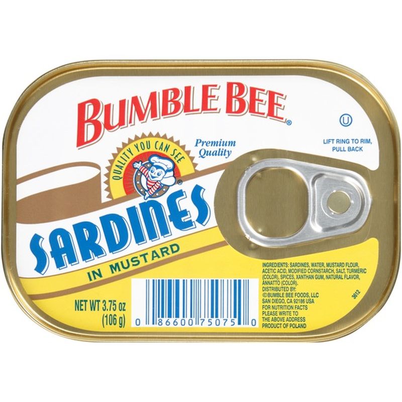 Bumble Bee Sardines, In Mustard (3.75 oz) Instacart