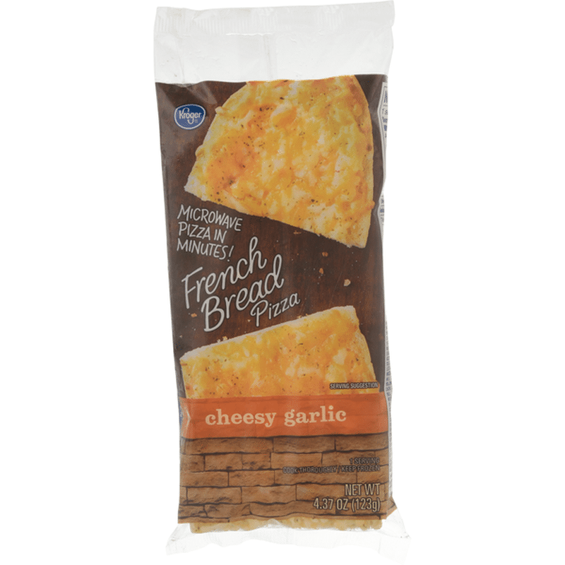 Kroger Pizza, French Bread, Cheesy Garlic (4.37 oz) Delivery or Pickup Near Me Instacart