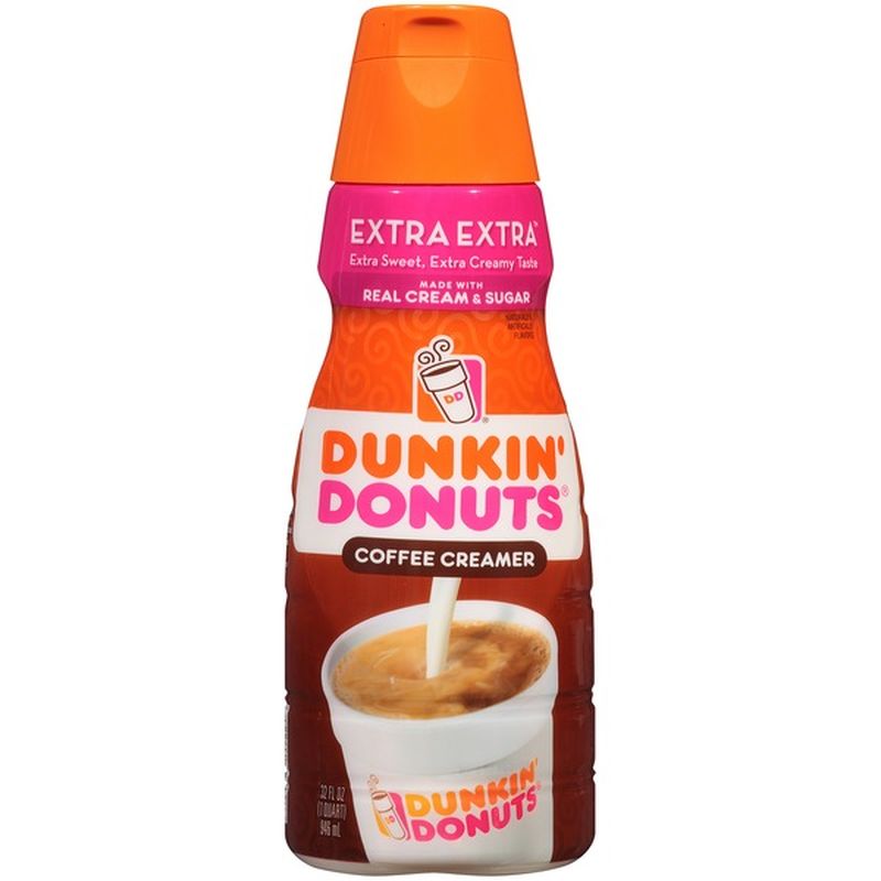 Dunkin' Donuts Dunkin’ Extra Extra Coffee Creamer (32 fl oz) from Stop ...