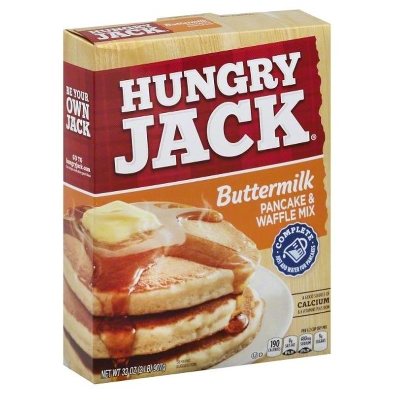 Hungry Jack Pancake & Waffle Mix Buttermilk (32 oz) from Walmart Instacart