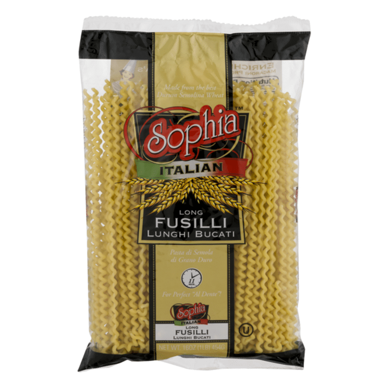 Sophia Italian Long Fusilli (16 oz) Instacart