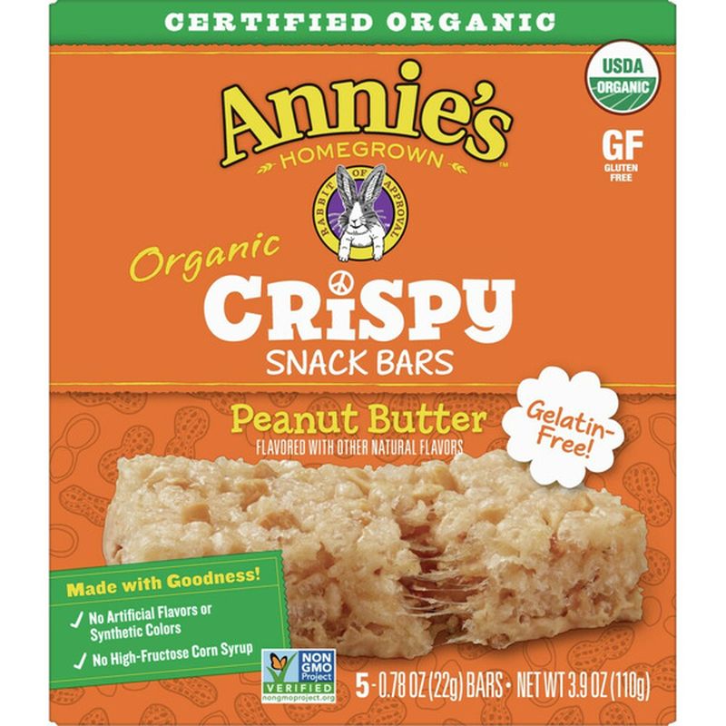 Annie's Organic Peanut Butter Snack Bar