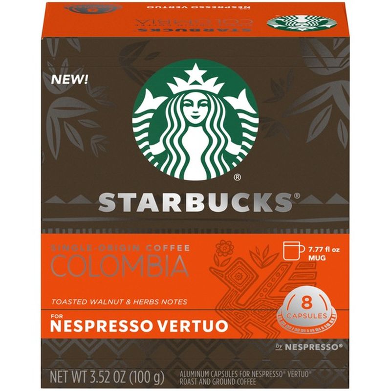 starbucks capsules vertuo