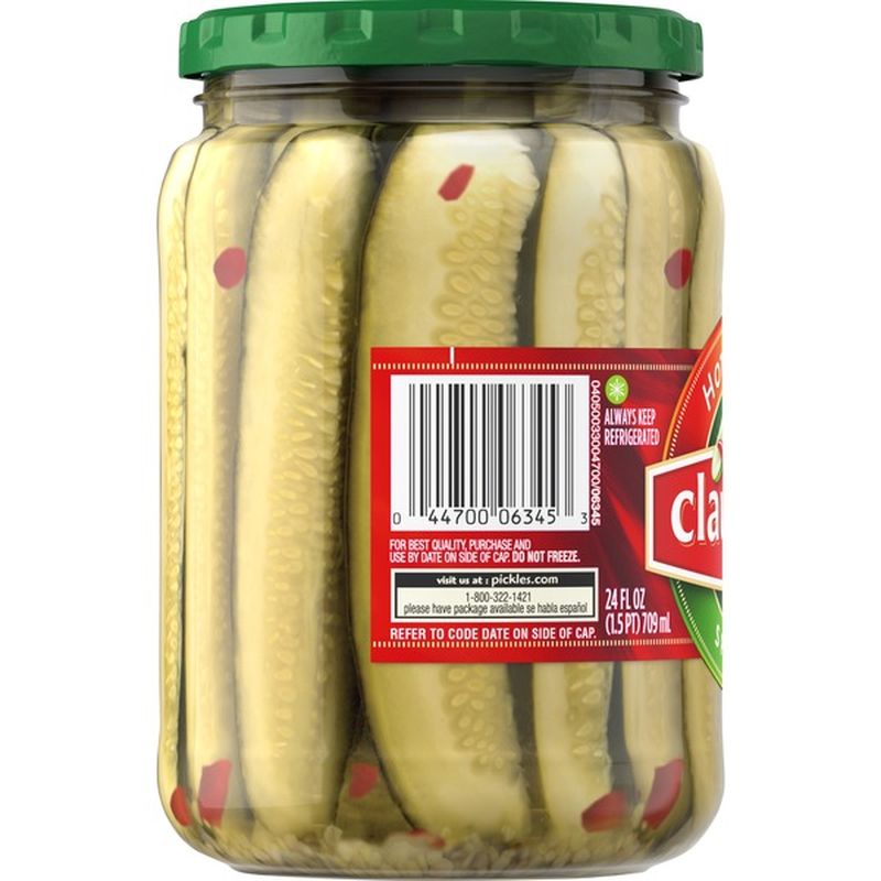 Claussen Hot & Spicy Spears Pickle (24 fl oz) from United Supermarkets