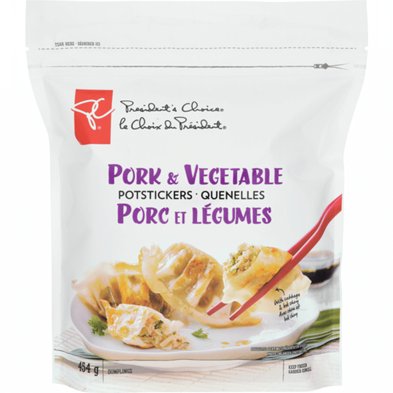 Pork & Vegetable Potstickers Dumplings